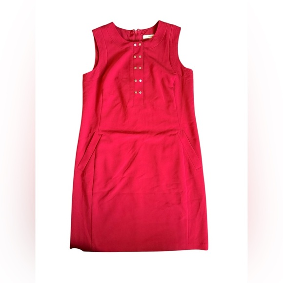 Lark & Ro Red Sleeveless Sheath Dress - Picture 1 of 6